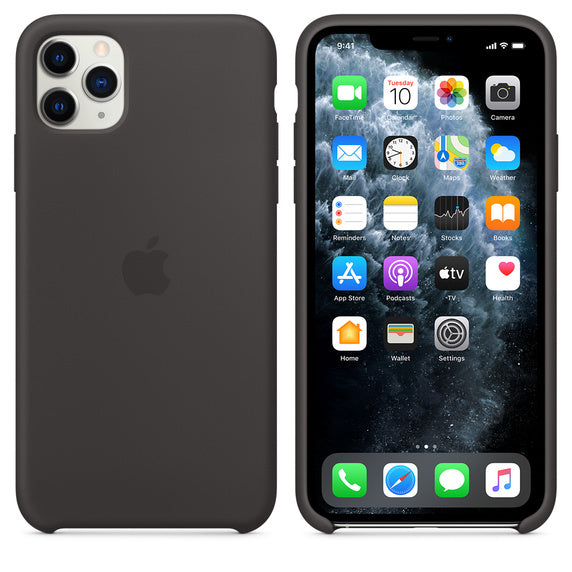 Funda de silicona para el Apple iPhone 11 Pro Max - Negro