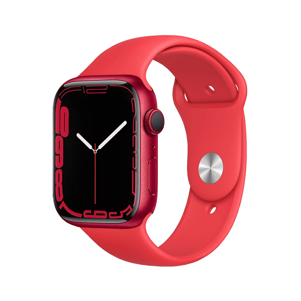 Apple Watch Series 7 45 mm GPS Rojo con correa roja Bueno