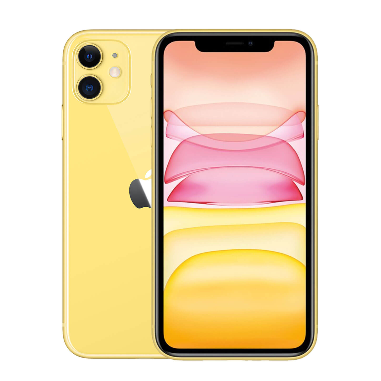 Apple iPhone 11 128GB Amarillo Bueno Desbloqueado - Batería Nueva