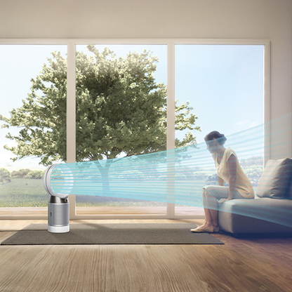 Dyson Pure Cool DP04 Purificador de aire y ventilador - Blanco/Plateado - Impecable