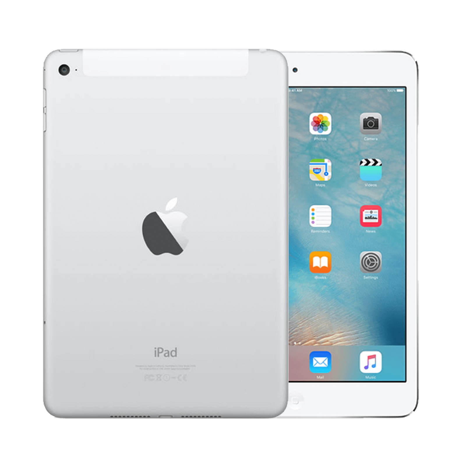Apple iPad Mini 4 128GB GPS + Celular Desbloqueado Plata - Correcto