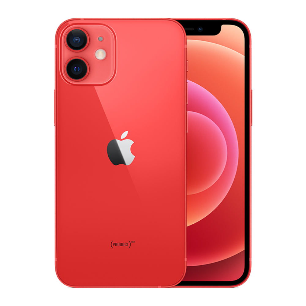 Apple iPhone 12 Mini 64GB Rojo Bueno Desbloqueado-Batería Mejorada