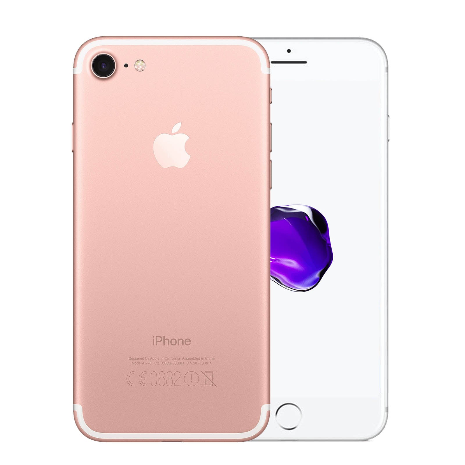 Apple iPhone 7 256GB Oro Rosa Correcto Desbloqueado - Batería Nueva