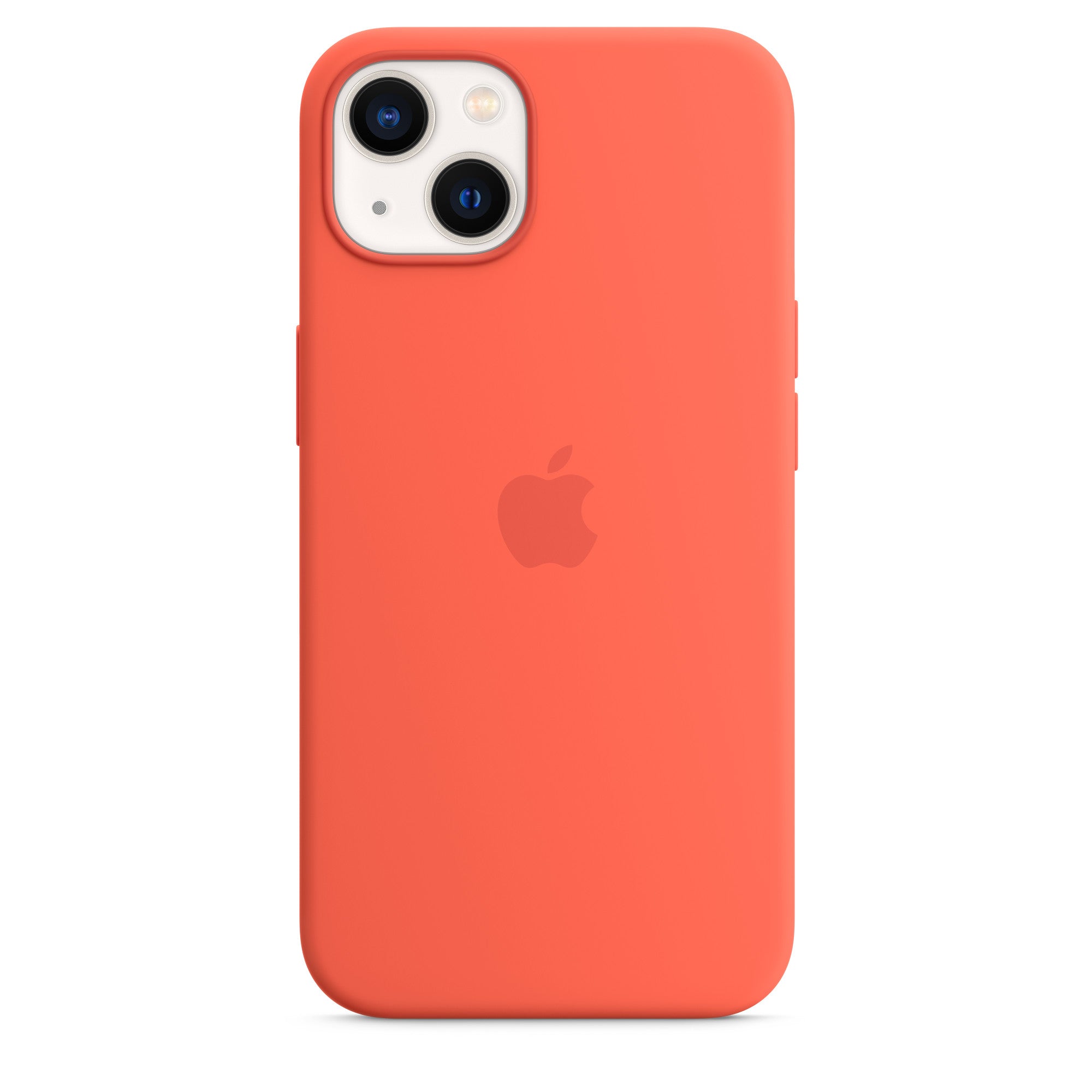 Funda de silicona con MagSafe para Apple iPhone 13 - Nectarina