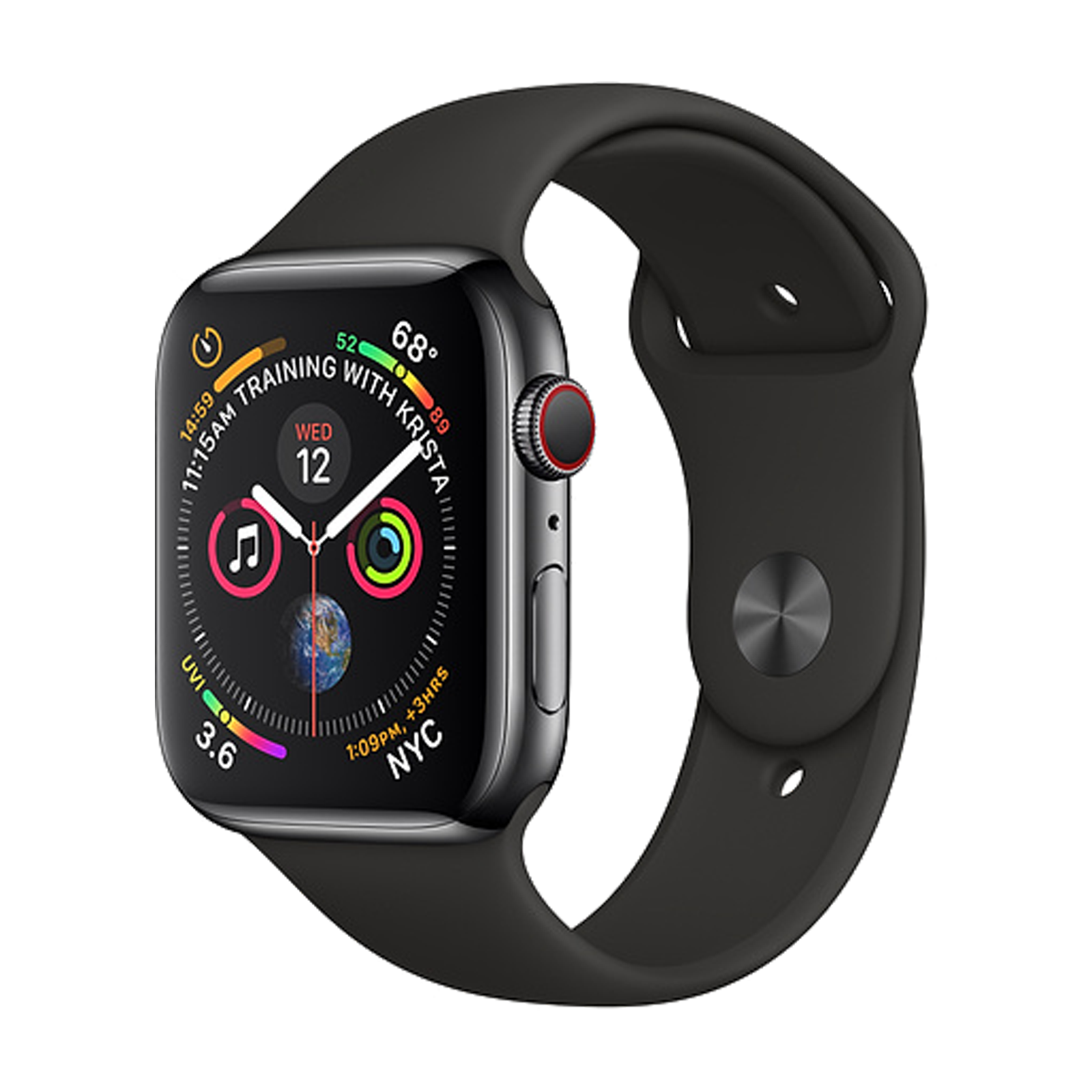 Apple Watch Series 5 44mm Negro Titanio Correcto WiFi