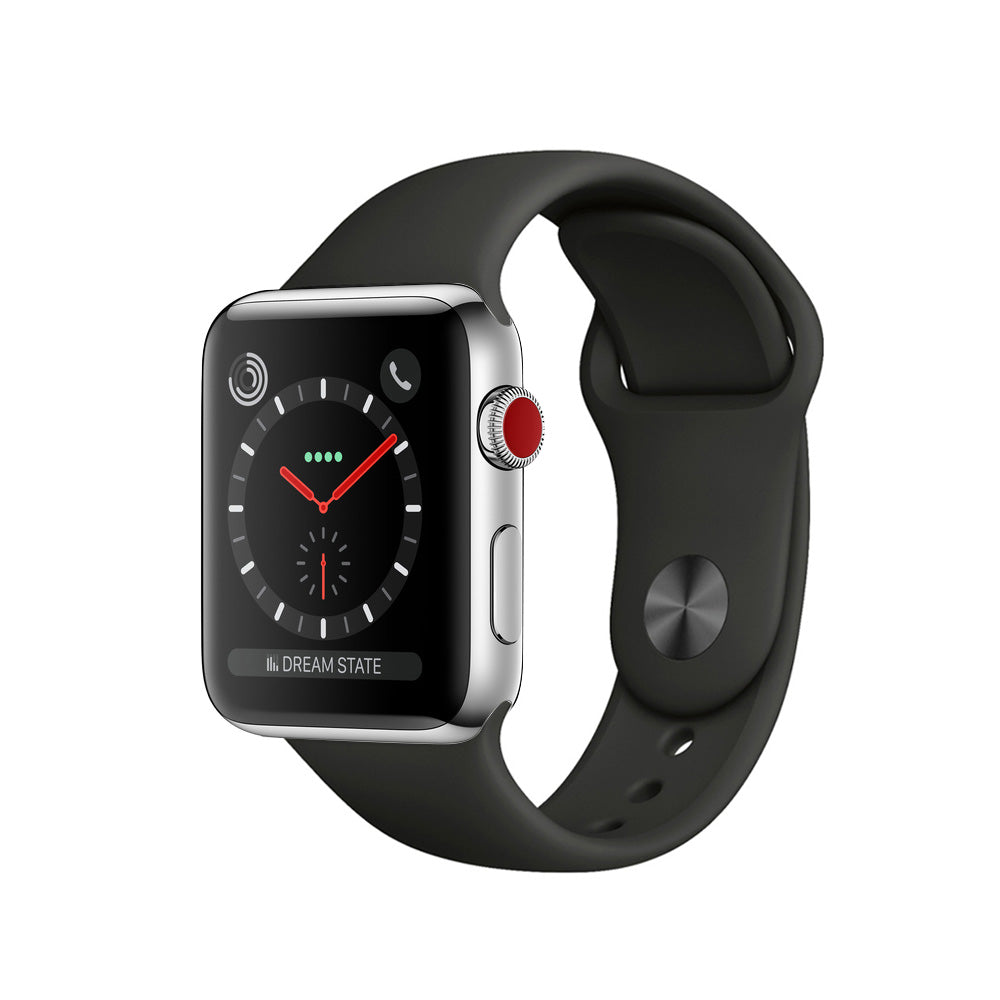 Watch Series 3 Inoxidable 38mm Celular Acero Excelente Desbloqueado