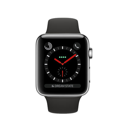 Watch Series 3 Inoxidable 38mm Celular Acero Excelente Desbloqueado