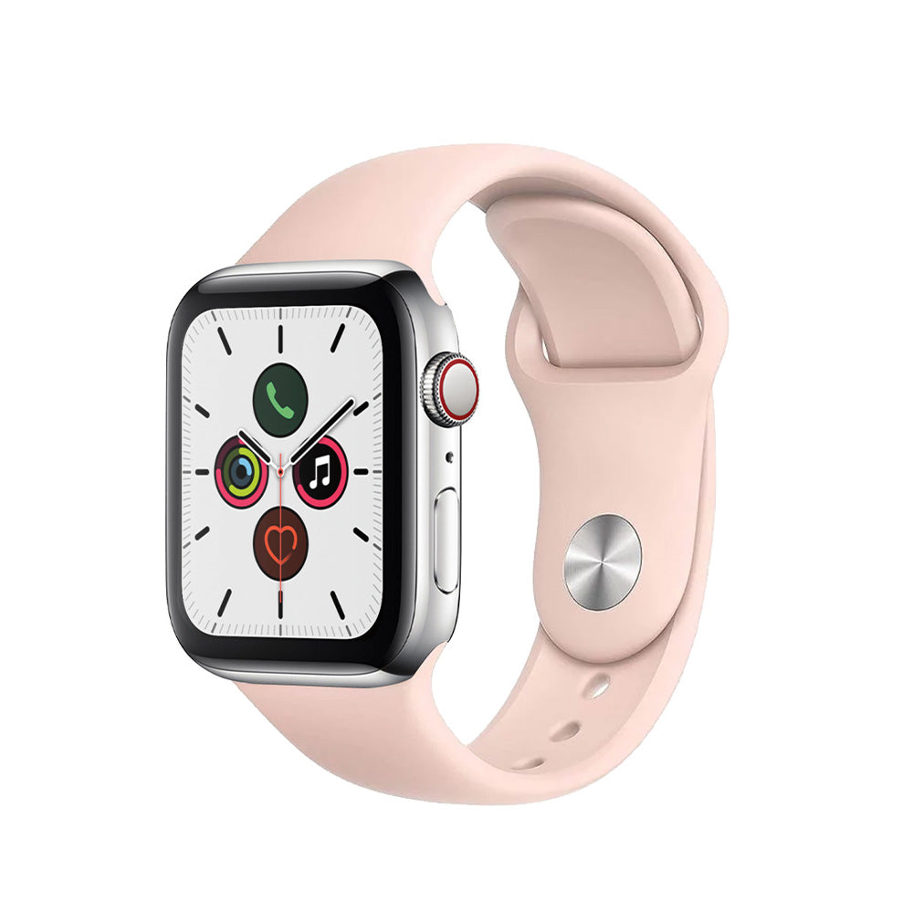 Apple Watch Series 5 Inoxidable 44mm Plata Correcto Desbloqueado