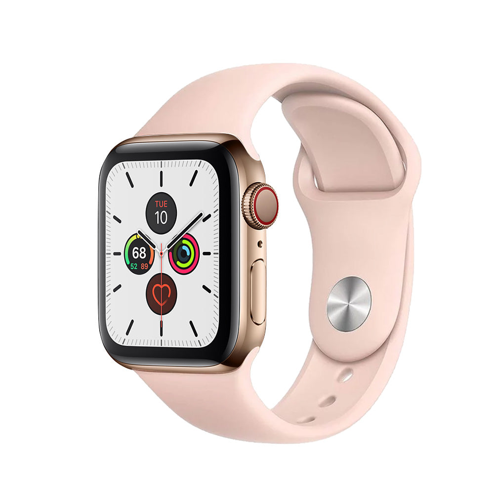 Apple Watch Series 5 Inoxidable 44mm Oro Excelente Desbloqueado