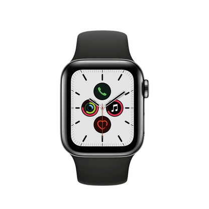 Apple Watch Series 5 Inoxidable 40mm Negro Excelente WiFi