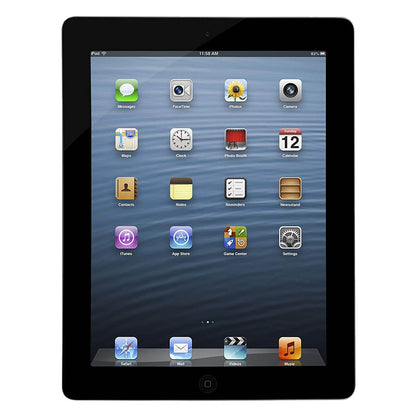 Apple iPad 4 16GB Negro Muy Bueno GPS + Celular Desbloqueado