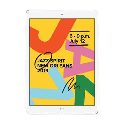 Apple iPad 7 128GB GPS + Celular Desbloqueado Plata - Bueno