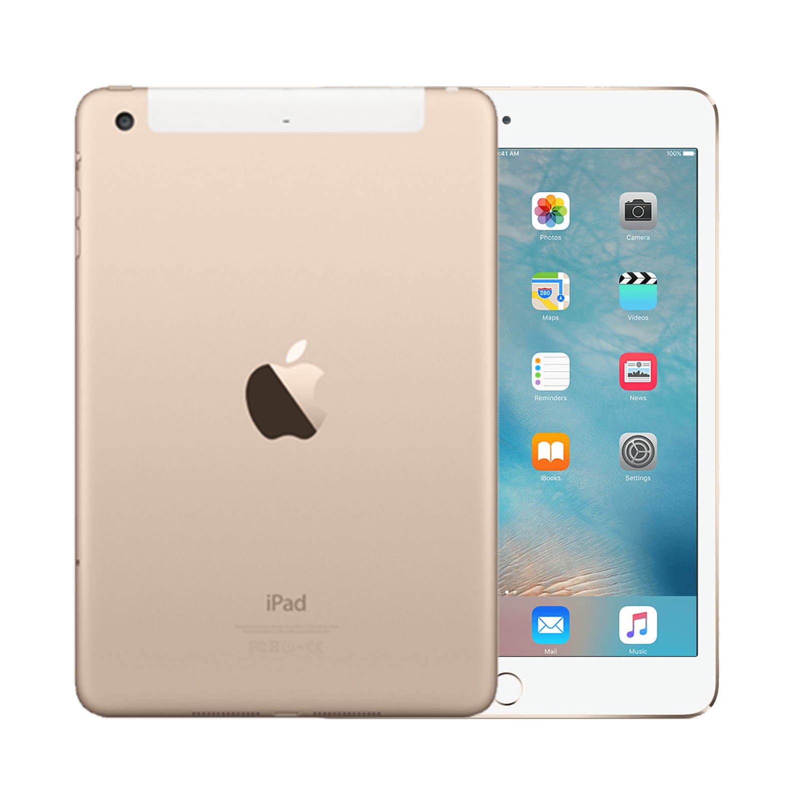 Apple iPad Mini 3 64GB WiFi & Celular Desbloqueado Oro Bueno