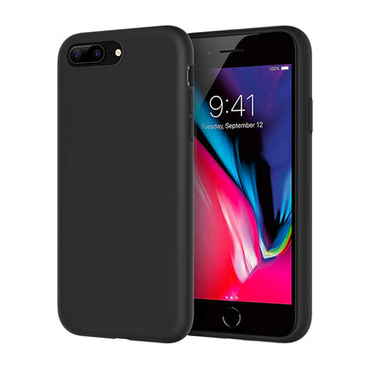 Funda de Silicone - Negro - Apple iPhone 8 Plus