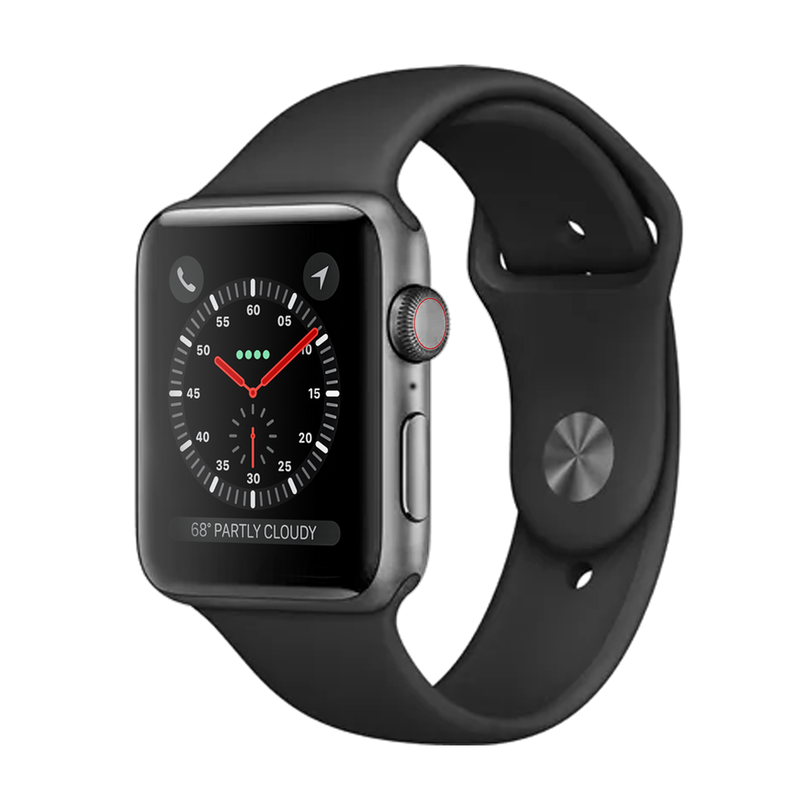 Apple Watch Series 5 40mm Plata Titanio Bueno Desbloqueado
