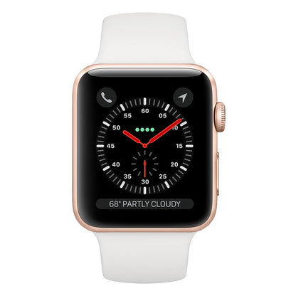 Apple Watch Series 3 Aluminio 42mm Celular Oro Bueno Desbloqueado