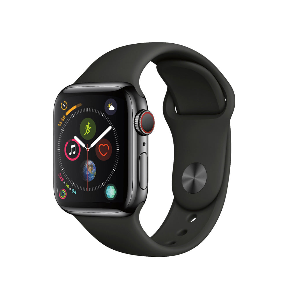 Apple Watch Series 4 Inoxidable 40mm GPS Negro Muy Bueno WiFi
