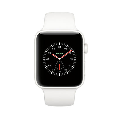 Apple Watch Series 5 44mm Blanco Cerámica Impecable Desbloqueado