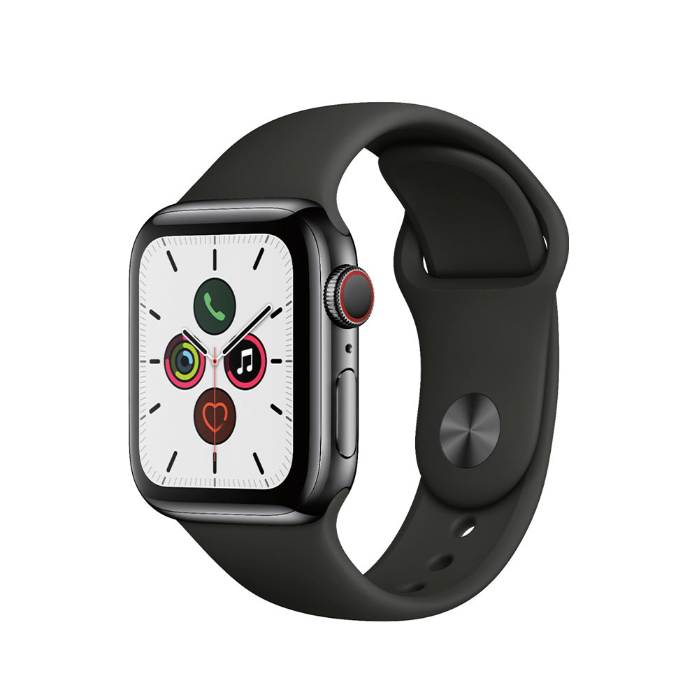 Apple Watch Series 5 Inoxidable 40mm Negro Bueno WiFi
