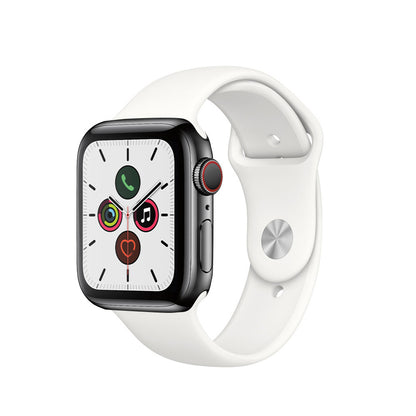 Apple Watch Series 5 Inoxidable 44mm Negro Bueno Desbloqueado