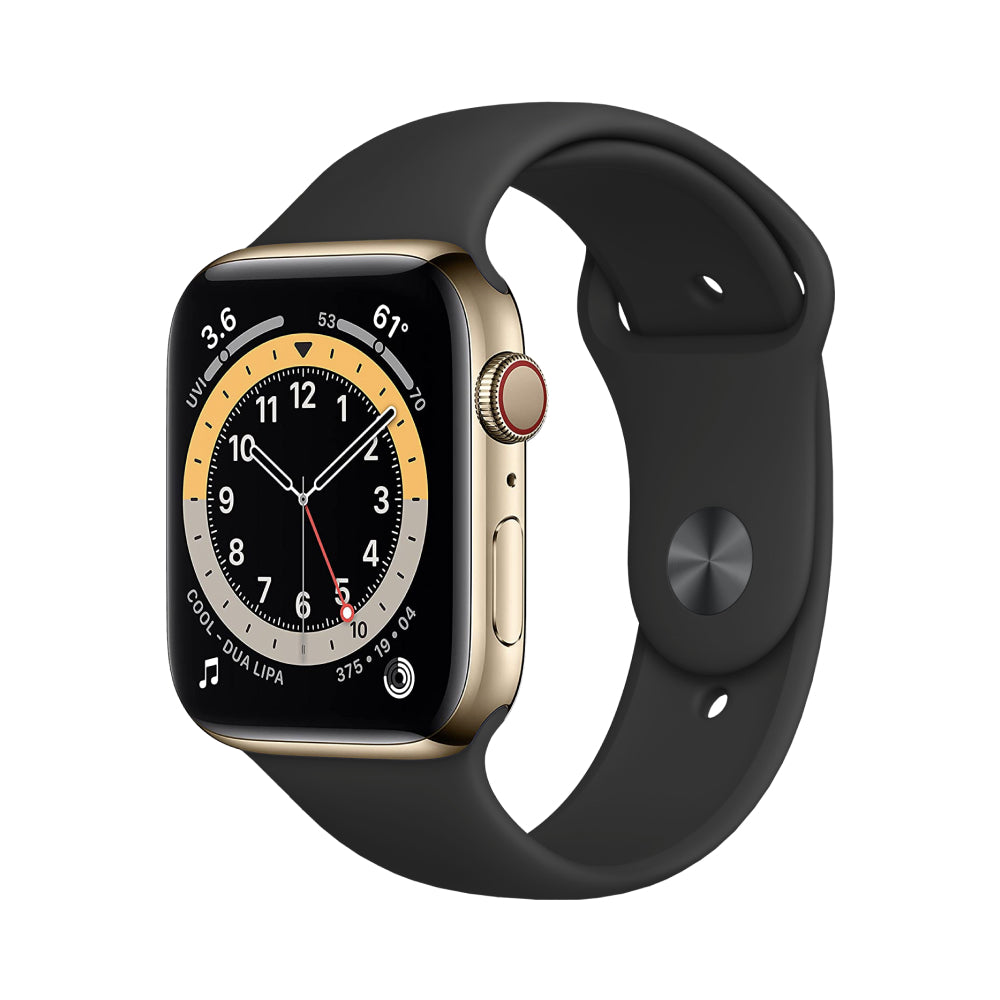 Apple Watch Series 6 Inoxidable 44mm Oro Bueno- Unlocked