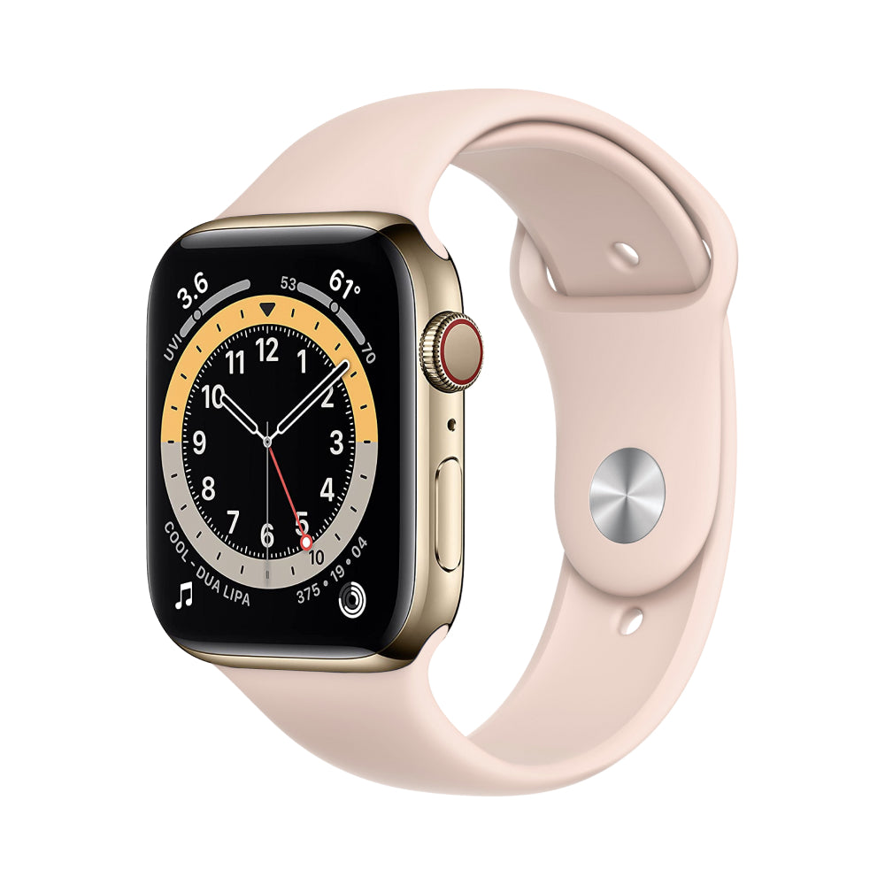 Apple Watch Series 6 Inoxidable 44mm Oro Muy  Bueno- Unlocked