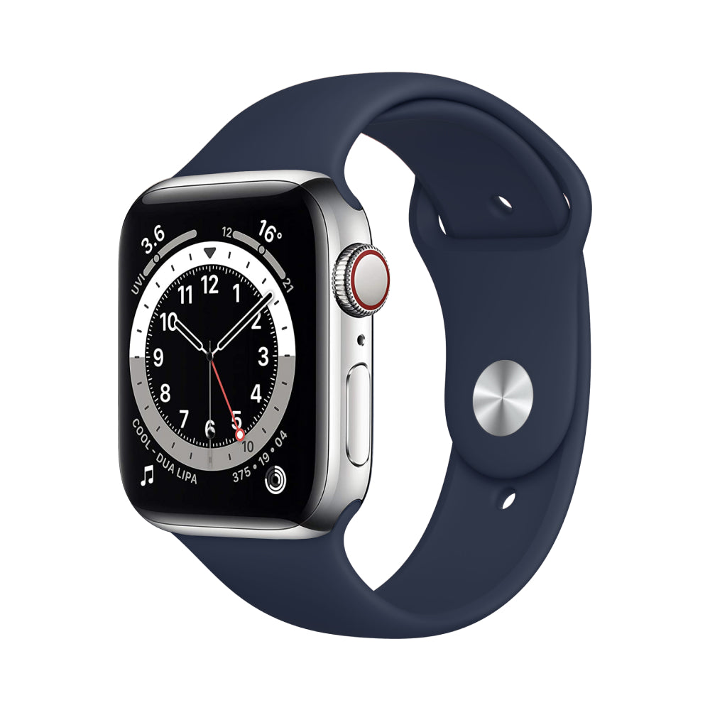 Apple Watch Series 6 Inoxidable 44mm Plata Muy Bueno- Unlocked