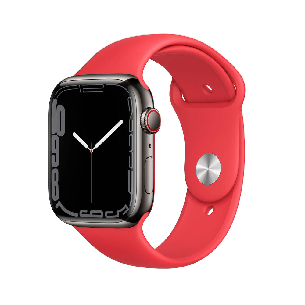 Apple Watch Series 7 Acero inoxidable 41 mm Celular Grafito Bueno