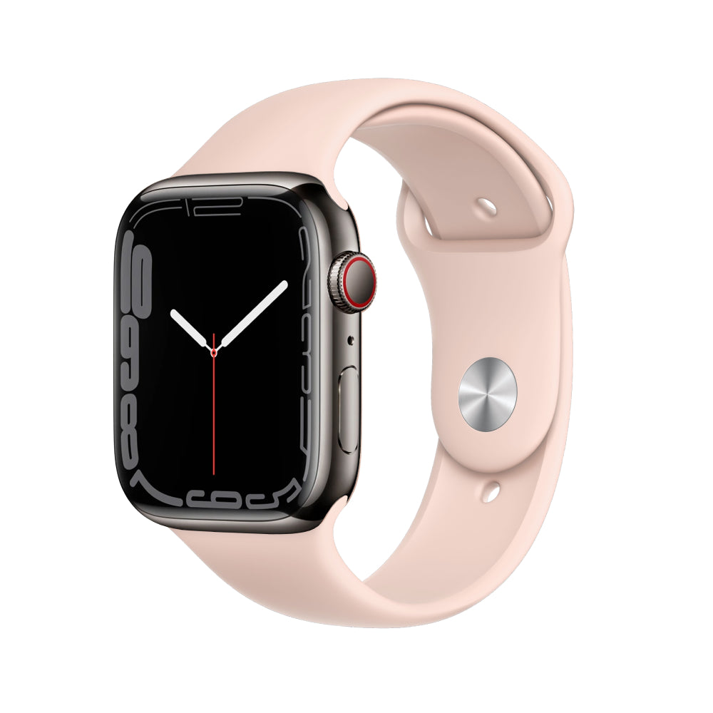 Apple Watch Series 7 Acero inoxidable 45 mm Celular Grafito Bueno