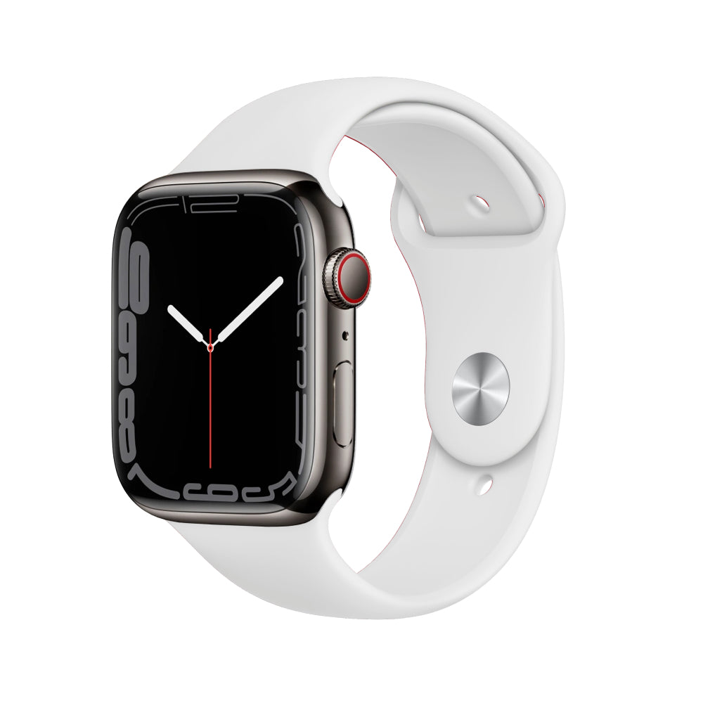 Apple Watch Series 7 Acero inoxidable 45 mm Celular Grafito Bueno