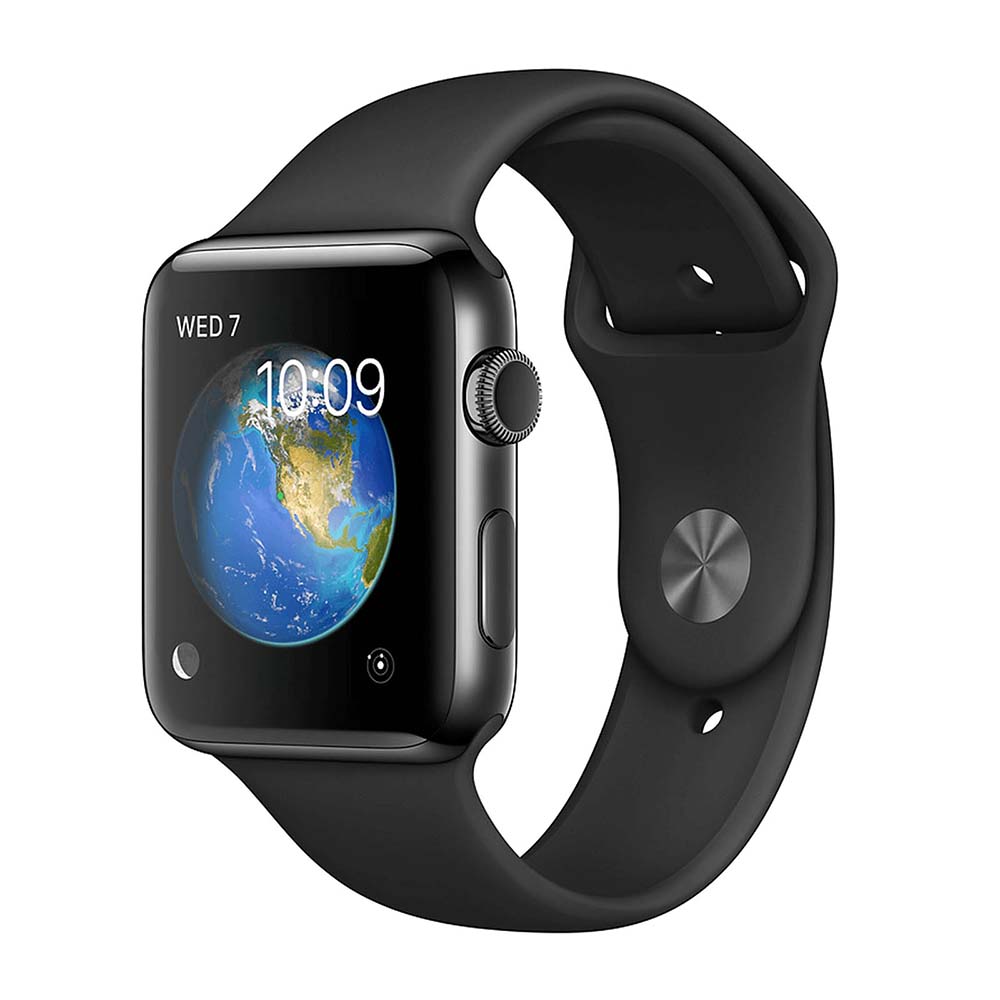 Apple Watch Series 3 Inoxidable 38mm GPS Negro Muy Bueno WiFi